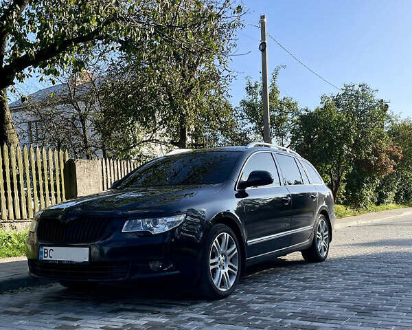 Черный Шкода Суперб, объемом двигателя 2 л и пробегом 298 тыс. км за 10800 $, фото 1 на Automoto.ua