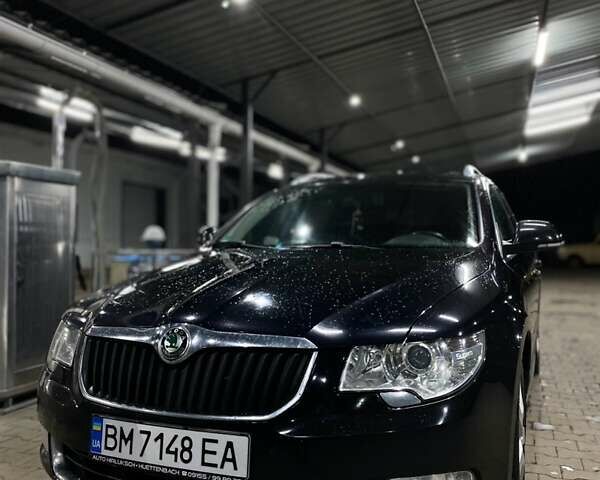 Черный Шкода Суперб, объемом двигателя 2 л и пробегом 240 тыс. км за 10500 $, фото 1 на Automoto.ua
