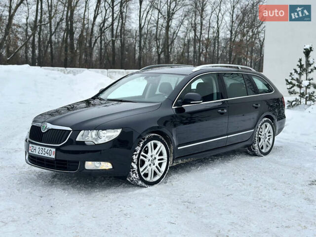Черный Шкода Суперб, объемом двигателя 1.8 л и пробегом 168 тыс. км за 10200 $, фото 1 на Automoto.ua