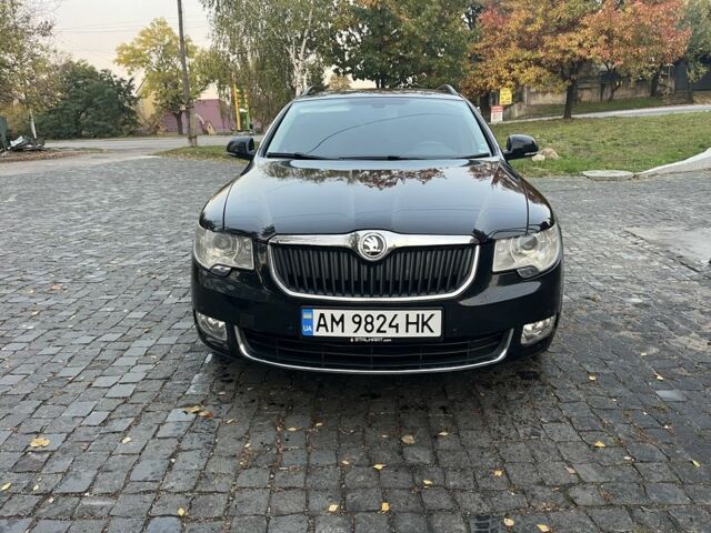 Чорний Шкода Суперб, об'ємом двигуна 2 л та пробігом 330 тис. км за 7532 $, фото 1 на Automoto.ua