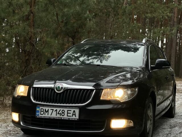 Чорний Шкода Суперб, об'ємом двигуна 2 л та пробігом 240 тис. км за 10500 $, фото 1 на Automoto.ua