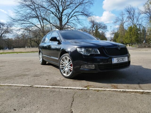 Черный Шкода Суперб, объемом двигателя 2 л и пробегом 280 тыс. км за 9000 $, фото 1 на Automoto.ua