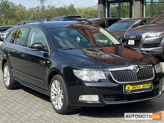 Чорний Шкода Суперб, об'ємом двигуна 2 л та пробігом 250 тис. км за 11700 $, фото 1 на Automoto.ua