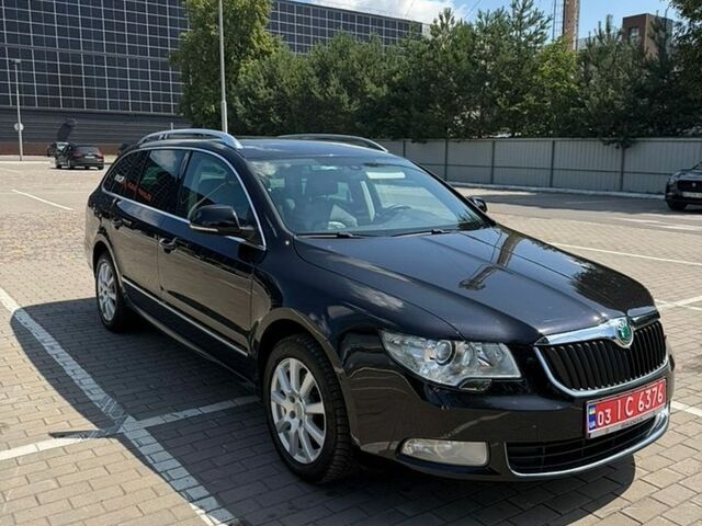 Чорний Шкода Суперб, об'ємом двигуна 2 л та пробігом 207 тис. км за 10500 $, фото 1 на Automoto.ua