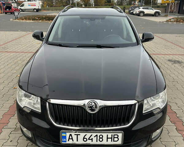 Черный Шкода Суперб, объемом двигателя 1.97 л и пробегом 215 тыс. км за 9000 $, фото 1 на Automoto.ua