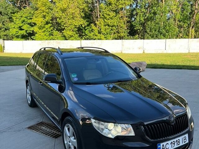 Черный Шкода Суперб, объемом двигателя 1.8 л и пробегом 252 тыс. км за 9300 $, фото 1 на Automoto.ua