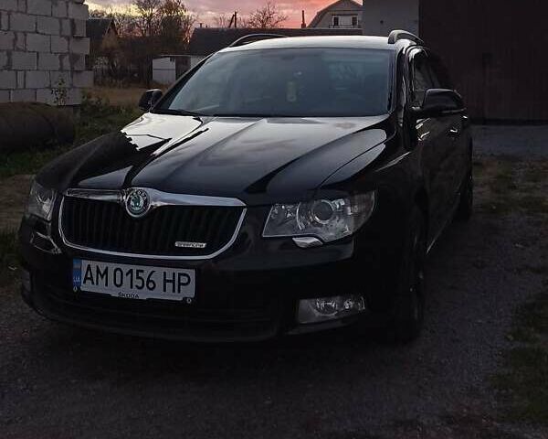 Черный Шкода Суперб, объемом двигателя 1.6 л и пробегом 210 тыс. км за 10700 $, фото 1 на Automoto.ua
