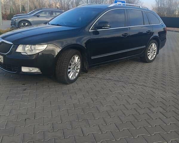 Черный Шкода Суперб, объемом двигателя 1.97 л и пробегом 305 тыс. км за 9800 $, фото 1 на Automoto.ua