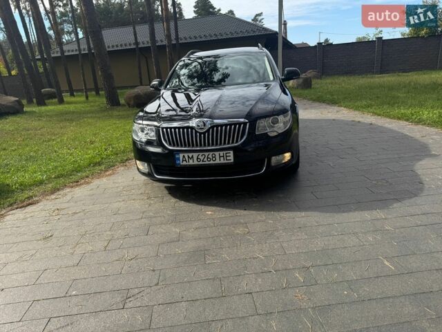 Чорний Шкода Суперб, об'ємом двигуна 2 л та пробігом 240 тис. км за 10200 $, фото 1 на Automoto.ua