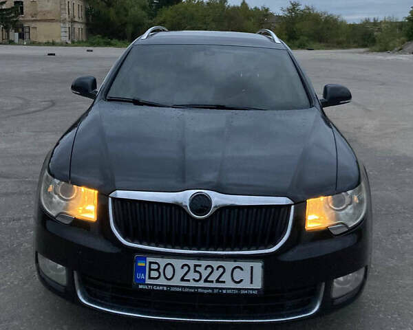Чорний Шкода Суперб, об'ємом двигуна 2 л та пробігом 287 тис. км за 11200 $, фото 1 на Automoto.ua
