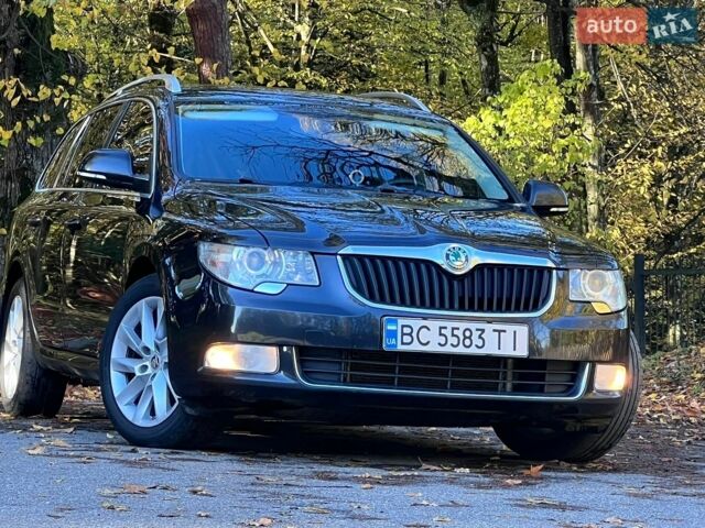 Чорний Шкода Суперб, об'ємом двигуна 2 л та пробігом 279 тис. км за 9499 $, фото 1 на Automoto.ua