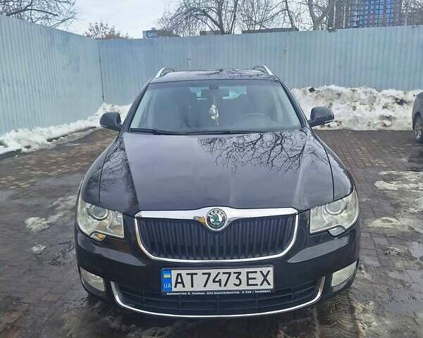 Чорний Шкода Суперб, об'ємом двигуна 2 л та пробігом 345 тис. км за 10800 $, фото 1 на Automoto.ua