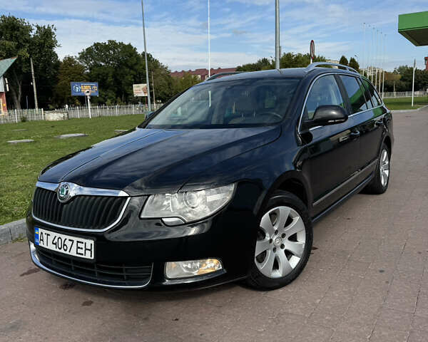 Чорний Шкода Суперб, об'ємом двигуна 2 л та пробігом 317 тис. км за 9500 $, фото 1 на Automoto.ua