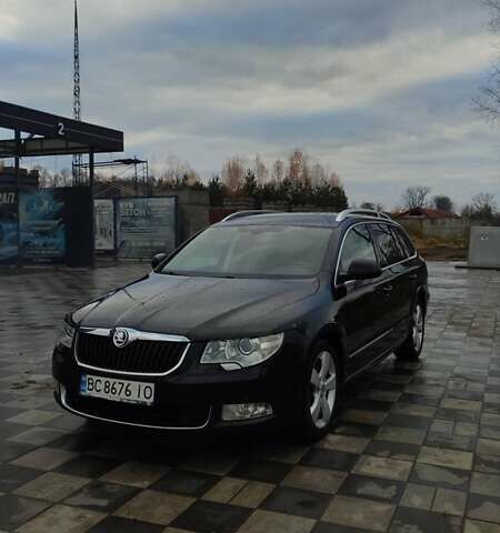 Черный Шкода Суперб, объемом двигателя 1.6 л и пробегом 318 тыс. км за 9500 $, фото 1 на Automoto.ua