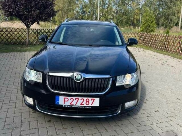 Чорний Шкода Суперб, об'ємом двигуна 2 л та пробігом 280 тис. км за 7300 $, фото 1 на Automoto.ua