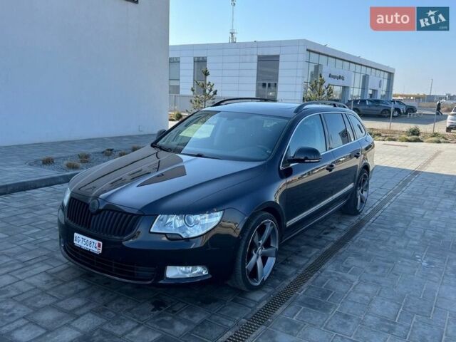 Черный Шкода Суперб, объемом двигателя 2 л и пробегом 190 тыс. км за 12850 $, фото 1 на Automoto.ua