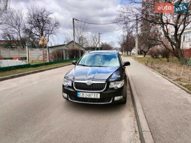 Черный Шкода Суперб, объемом двигателя 2 л и пробегом 283 тыс. км за 9200 $, фото 1 на Automoto.ua