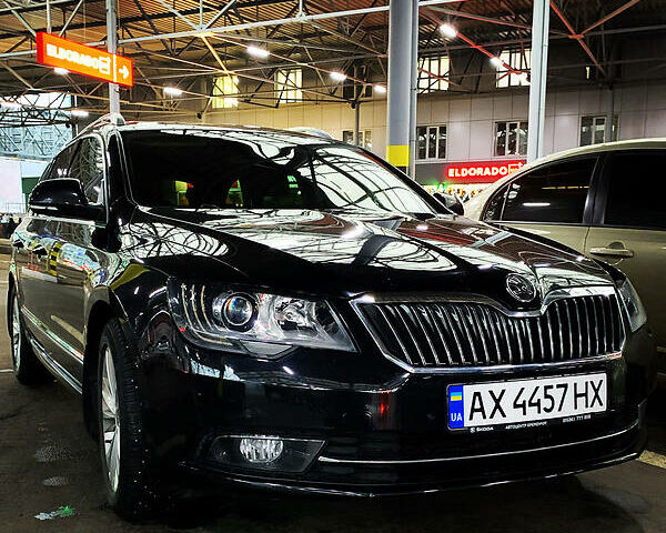Черный Шкода Суперб, объемом двигателя 2 л и пробегом 232 тыс. км за 15800 $, фото 1 на Automoto.ua