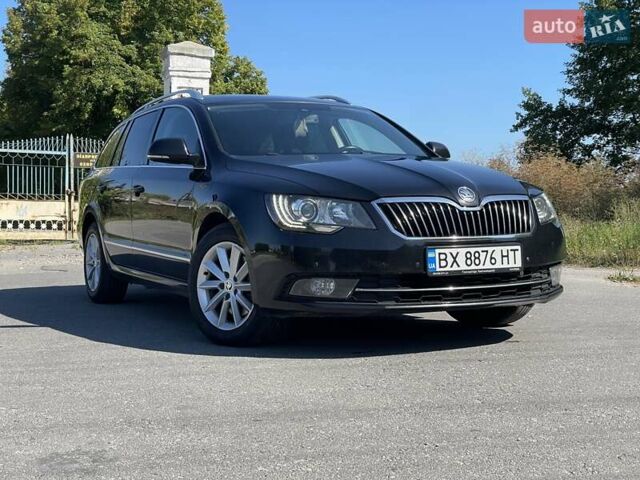 Чорний Шкода Суперб, об'ємом двигуна 2 л та пробігом 272 тис. км за 13600 $, фото 1 на Automoto.ua