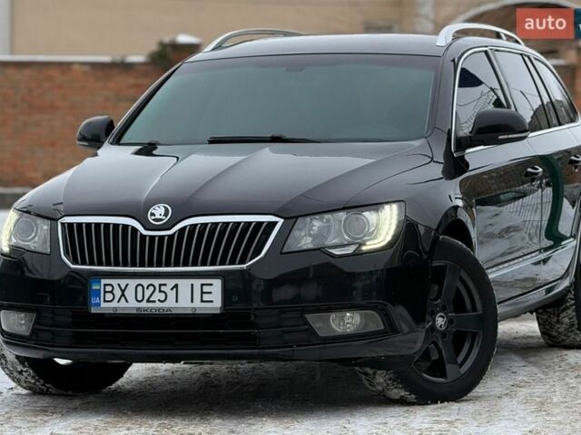 Чорний Шкода Суперб, об'ємом двигуна 2 л та пробігом 320 тис. км за 14200 $, фото 1 на Automoto.ua