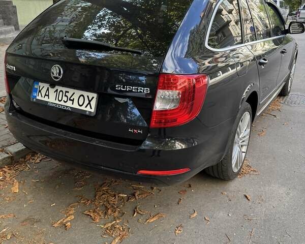 Чорний Шкода Суперб, об'ємом двигуна 2 л та пробігом 312 тис. км за 13600 $, фото 1 на Automoto.ua