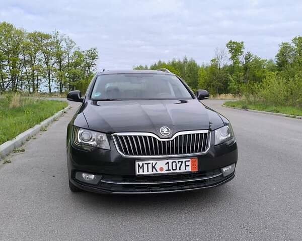 Черный Шкода Суперб, объемом двигателя 2 л и пробегом 194 тыс. км за 14500 $, фото 1 на Automoto.ua