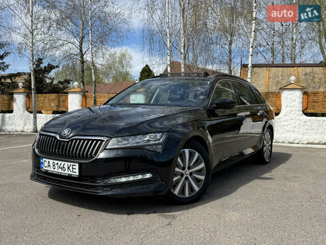 Черный Шкода Суперб, объемом двигателя 2 л и пробегом 203 тыс. км за 22999 $, фото 1 на Automoto.ua