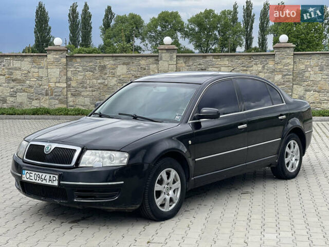Черный Шкода Суперб, объемом двигателя 1.9 л и пробегом 220 тыс. км за 3850 $, фото 1 на Automoto.ua