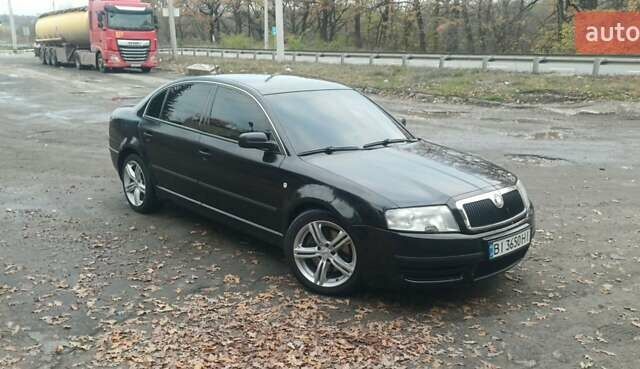 Чорний Шкода Суперб, об'ємом двигуна 2.5 л та пробігом 332 тис. км за 5200 $, фото 1 на Automoto.ua
