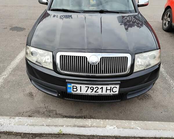 Черный Шкода Суперб, объемом двигателя 1.9 л и пробегом 275 тыс. км за 5300 $, фото 1 на Automoto.ua