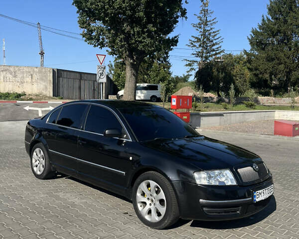 Черный Шкода Суперб, объемом двигателя 2 л и пробегом 395 тыс. км за 6200 $, фото 1 на Automoto.ua