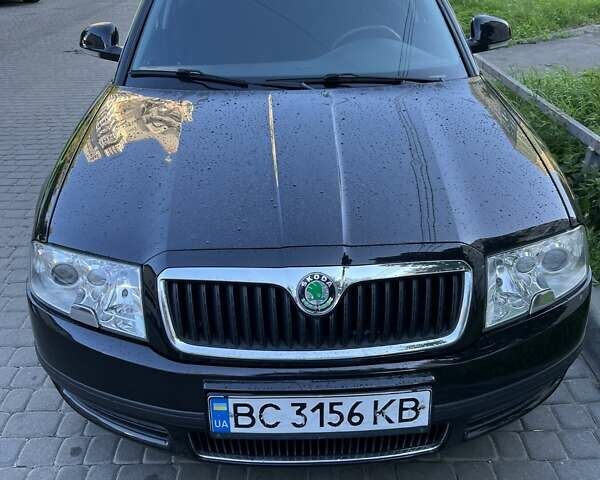 Черный Шкода Суперб, объемом двигателя 1.8 л и пробегом 173 тыс. км за 6500 $, фото 1 на Automoto.ua