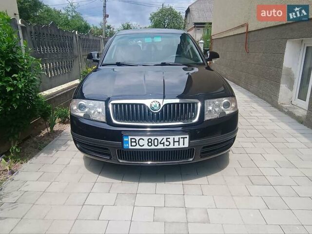 Черный Шкода Суперб, объемом двигателя 1.8 л и пробегом 190 тыс. км за 6200 $, фото 1 на Automoto.ua