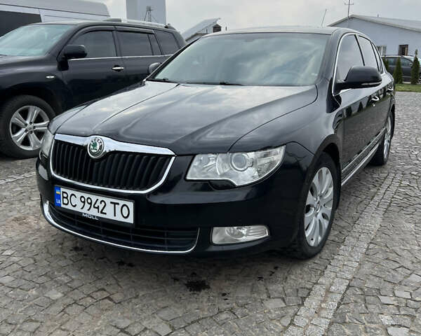 Чорний Шкода Суперб, об'ємом двигуна 2.01 л та пробігом 213 тис. км за 7800 $, фото 1 на Automoto.ua