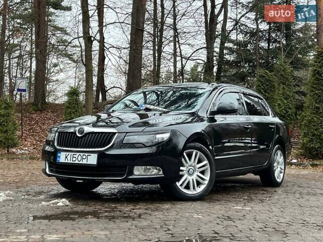 Черный Шкода Суперб, объемом двигателя 1.9 л и пробегом 221 тыс. км за 8200 $, фото 1 на Automoto.ua