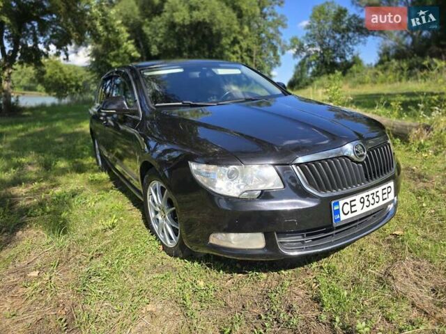 Чорний Шкода Суперб, об'ємом двигуна 1.97 л та пробігом 350 тис. км за 10300 $, фото 1 на Automoto.ua