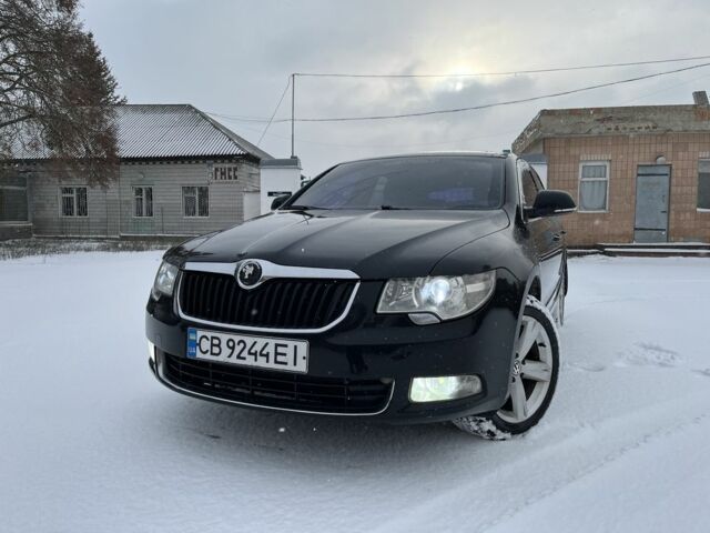 Черный Шкода Суперб, объемом двигателя 1.8 л и пробегом 200 тыс. км за 4999 $, фото 1 на Automoto.ua