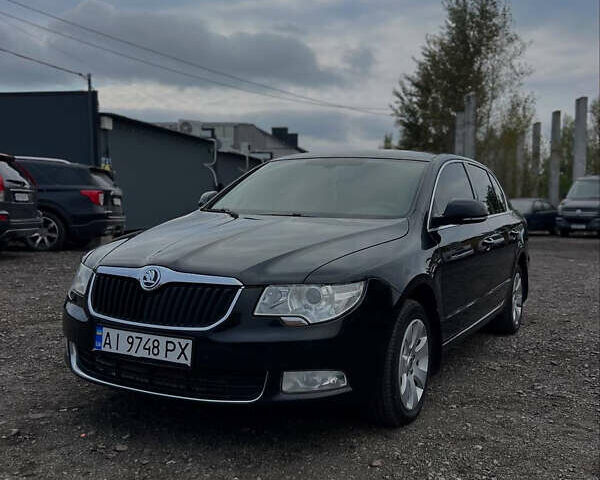Черный Шкода Суперб, объемом двигателя 1.8 л и пробегом 244 тыс. км за 8500 $, фото 1 на Automoto.ua