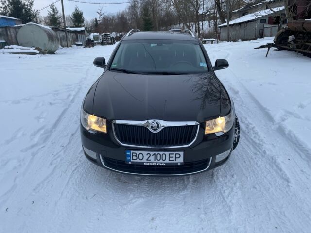 Коричневый Шкода Суперб, объемом двигателя 2 л и пробегом 298 тыс. км за 10900 $, фото 1 на Automoto.ua