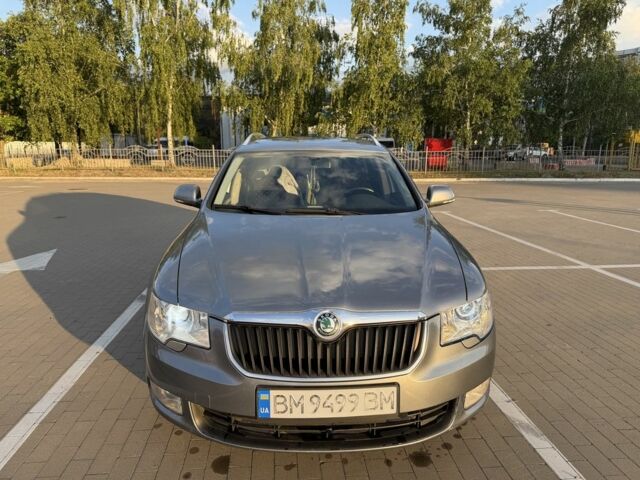 Сірий Шкода Суперб, об'ємом двигуна 2 л та пробігом 273 тис. км за 8388 $, фото 1 на Automoto.ua