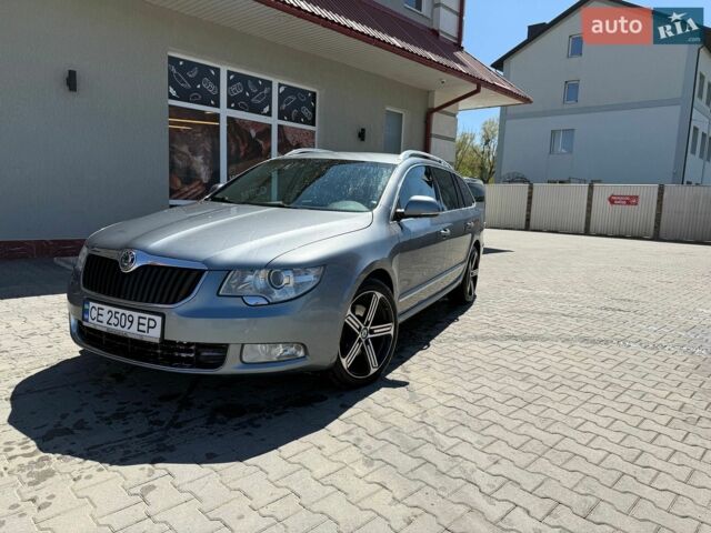 Сірий Шкода Суперб, об'ємом двигуна 2 л та пробігом 388 тис. км за 9200 $, фото 1 на Automoto.ua