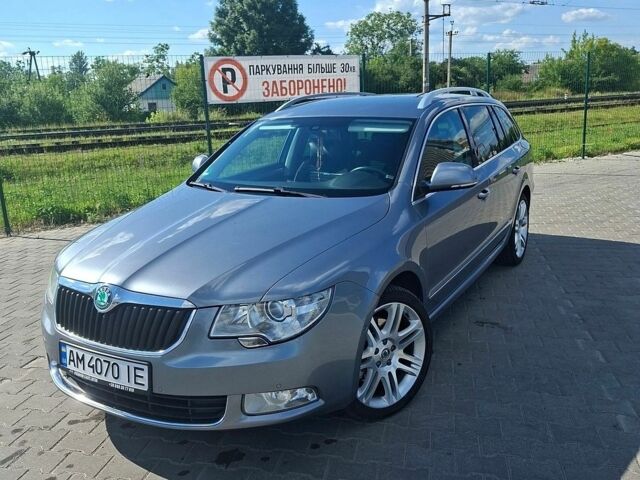 Серый Шкода Суперб, объемом двигателя 1.97 л и пробегом 232 тыс. км за 12600 $, фото 1 на Automoto.ua