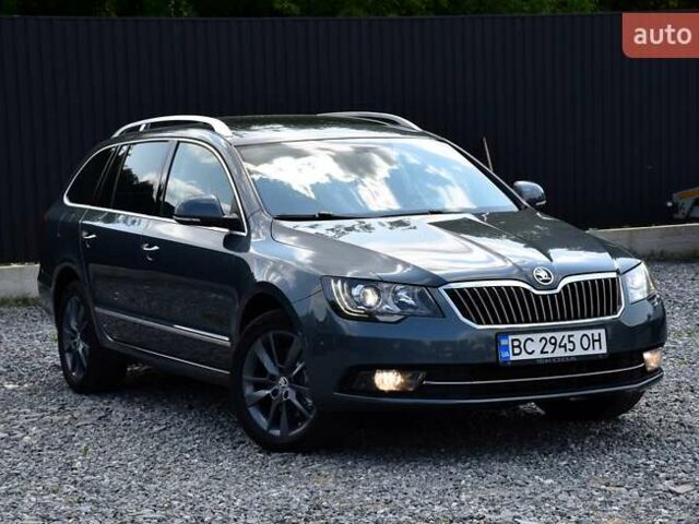 Сірий Шкода Суперб, об'ємом двигуна 2 л та пробігом 279 тис. км за 14300 $, фото 1 на Automoto.ua