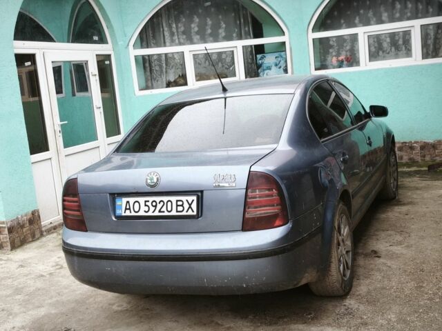 Синий Шкода Суперб, объемом двигателя 1.9 л и пробегом 320 тыс. км за 3450 $, фото 1 на Automoto.ua