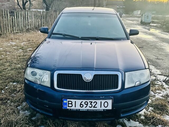 Синий Шкода Суперб, объемом двигателя 1.9 л и пробегом 300 тыс. км за 3850 $, фото 1 на Automoto.ua