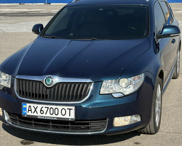 Синий Шкода Суперб, объемом двигателя 1.8 л и пробегом 210 тыс. км за 11200 $, фото 1 на Automoto.ua
