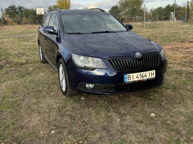 Синій Шкода Суперб, об'ємом двигуна 2 л та пробігом 228 тис. км за 11200 $, фото 1 на Automoto.ua