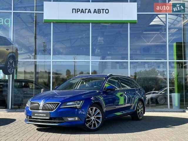 Синій Шкода Суперб, об'ємом двигуна 1.97 л та пробігом 220 тис. км за 23800 $, фото 1 на Automoto.ua