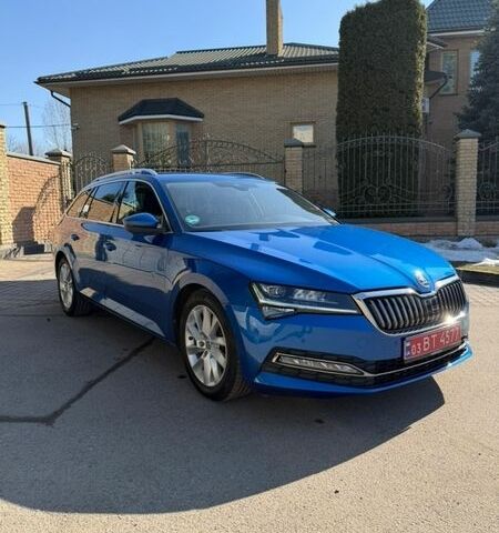 Синий Шкода Суперб, объемом двигателя 1.97 л и пробегом 153 тыс. км за 27500 $, фото 1 на Automoto.ua