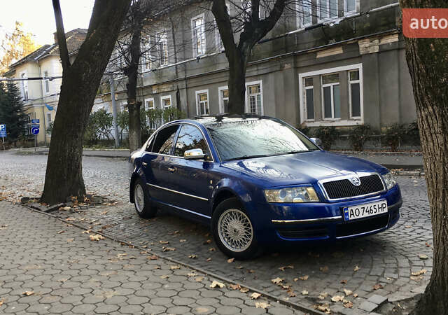 Синий Шкода Суперб, объемом двигателя 1.9 л и пробегом 434 тыс. км за 6000 $, фото 1 на Automoto.ua